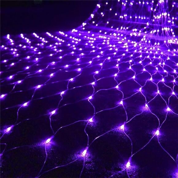 Outdoor Halloween Net Lights, 12FT x 5FT 360 LED Christmas Fairy Mesh Lights - Picture 8 of 8